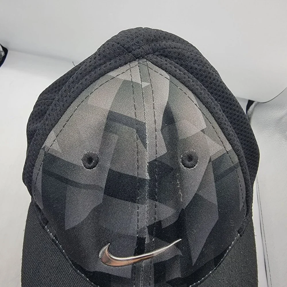 Nike True Kids 4-7 Black Gray Hat Cap Athletic Adjustable Casual Outdoors